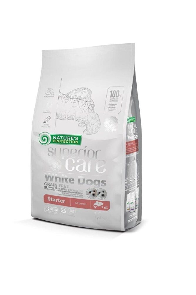 Superior Care White Dogs Tahılsız Somunlu Yavru Köpek Maması 1,5 Kg