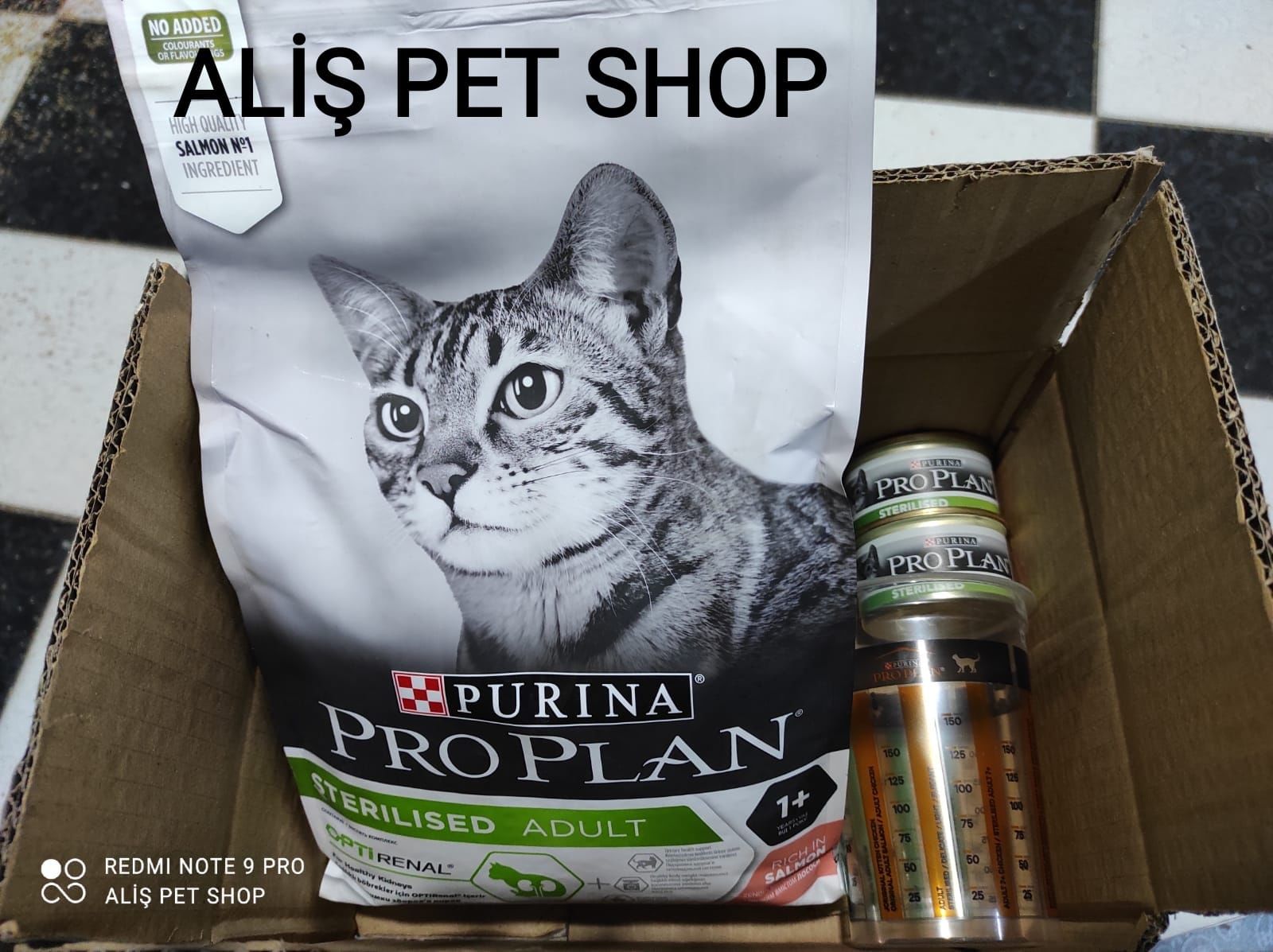 Pro Plan Sterilised Somonlu Kısırlaştırılmış Kedi Maması 1.5 Kg (+2x85 Gr Konserve Hediyeli )
