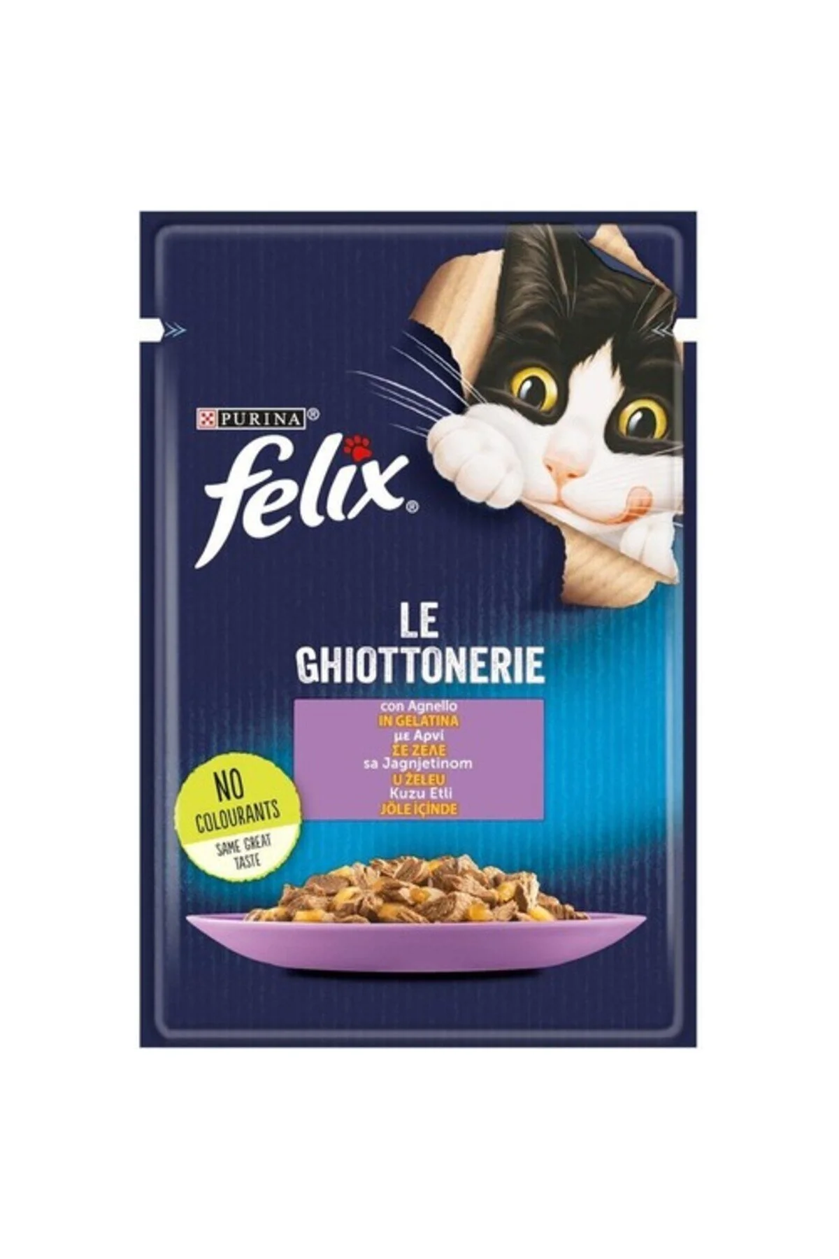 Purina%20Felix%20Kuzulu%20Yetişkin%20Kedi%20Maması%20Yaş%20Maması%2026%20X%2085%20gr