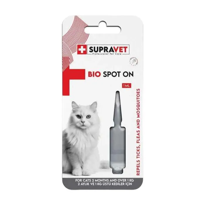 Supravet Kedi Bit Pire Kene Dış Parazit Ense Damlası 1 Ml
