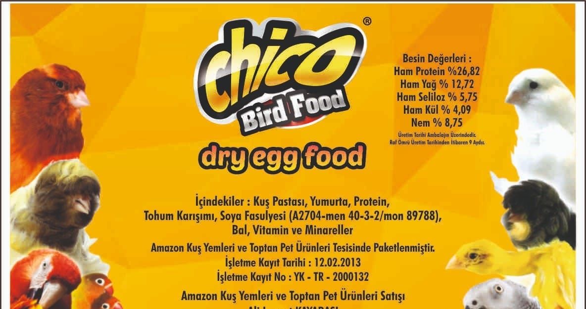 Chico Kuş Maması 5 X 1 Kg 5KG