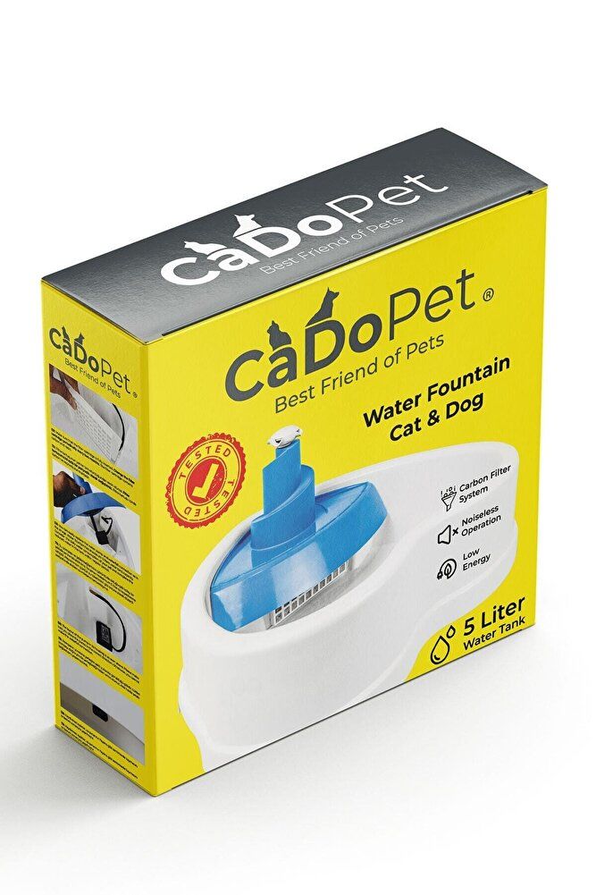 CadoPet Kedi Köpek Otomatik Su Pınarı 5 LT