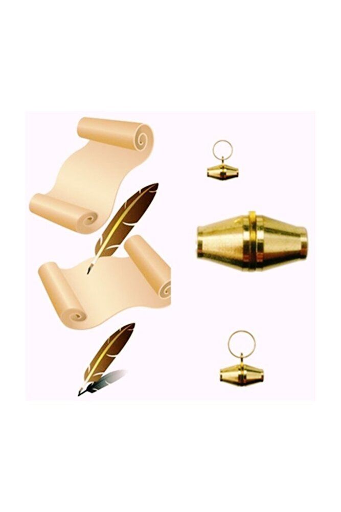 Gold Tekli Kedi Köpek Isimlik Kimlik Tüpü 2 Cm