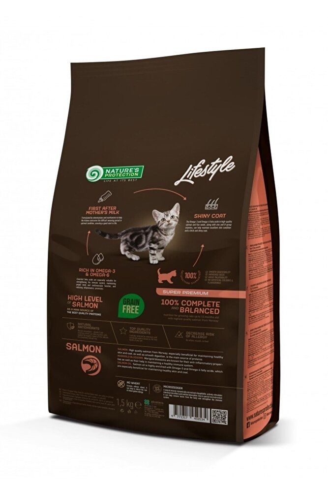 Nature’s Protection Tahılsız Somonlu Yavru Kedi Maması 1,5 Tl