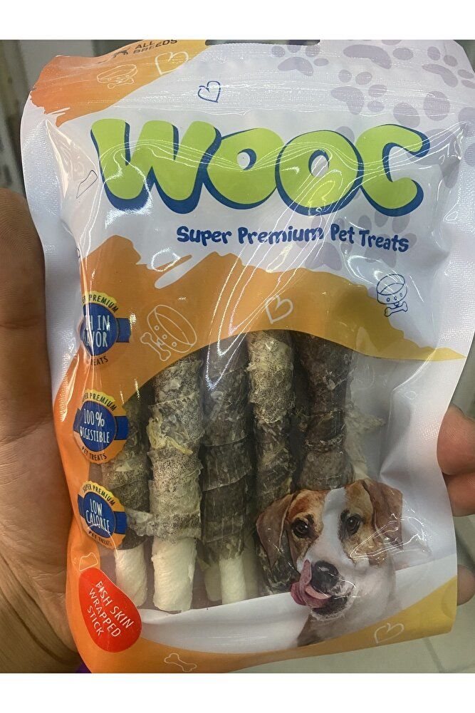 Dog Balık Derisi Sargılı Sütlü Stick Köpek Ödül Maması