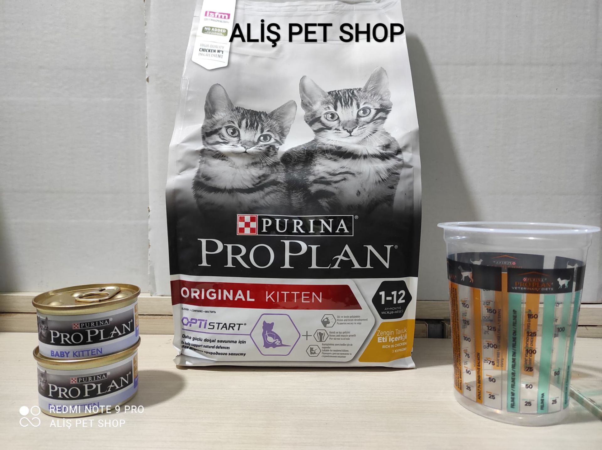 Pro Plan Kitten Tavuk ve Pirinçli Yavru Kedi Maması 1,5kg (2×85 Gr Yaş Mama Hediyeli)