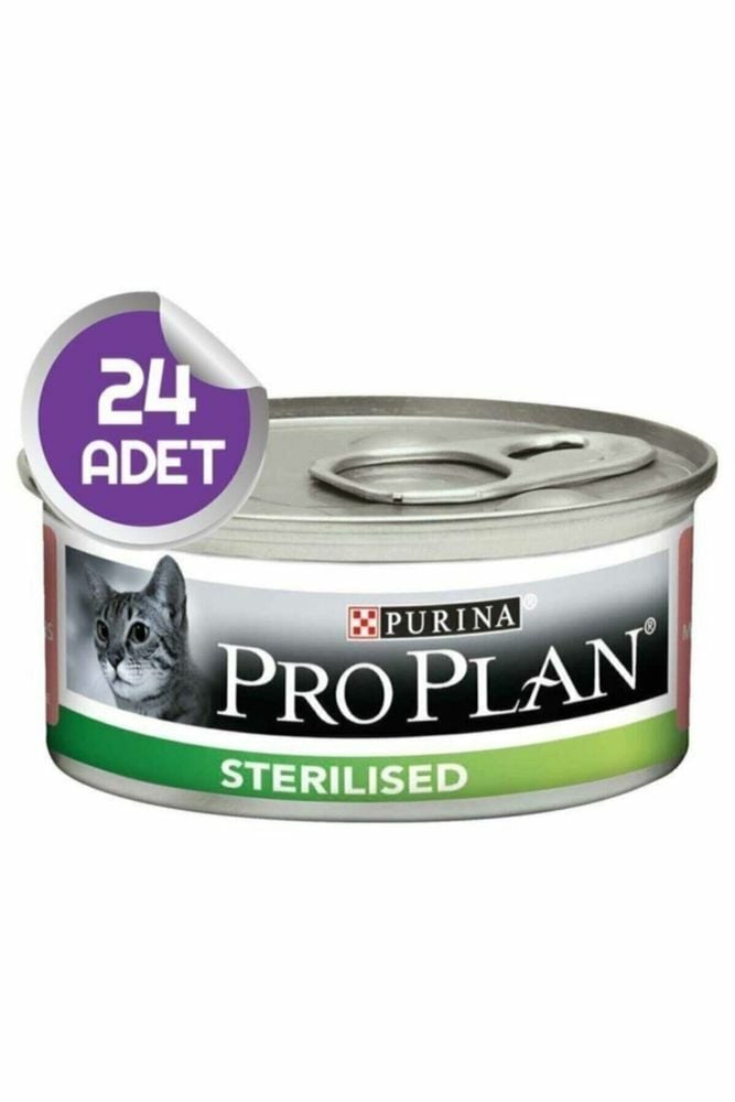 Proplan Sterilised Somonlu Kısırlaştırılmış Kedi Konservesi 85 Gr X 24