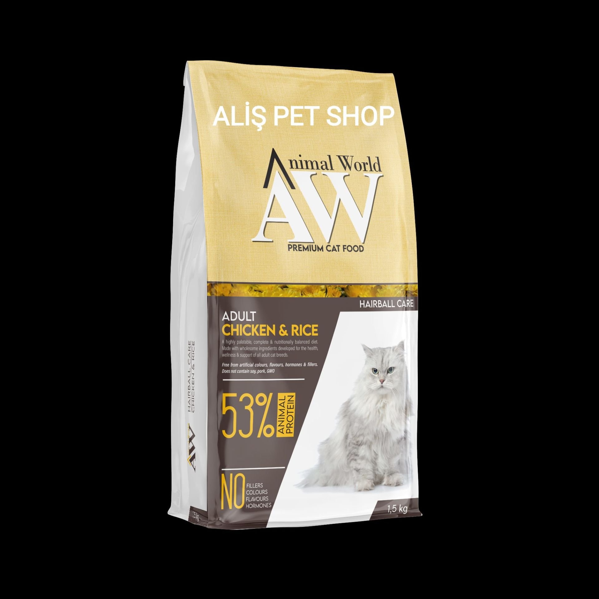 Animal%20World%201,5%20kg%20Kedi%20Hairball%20Chicken%20&Rice