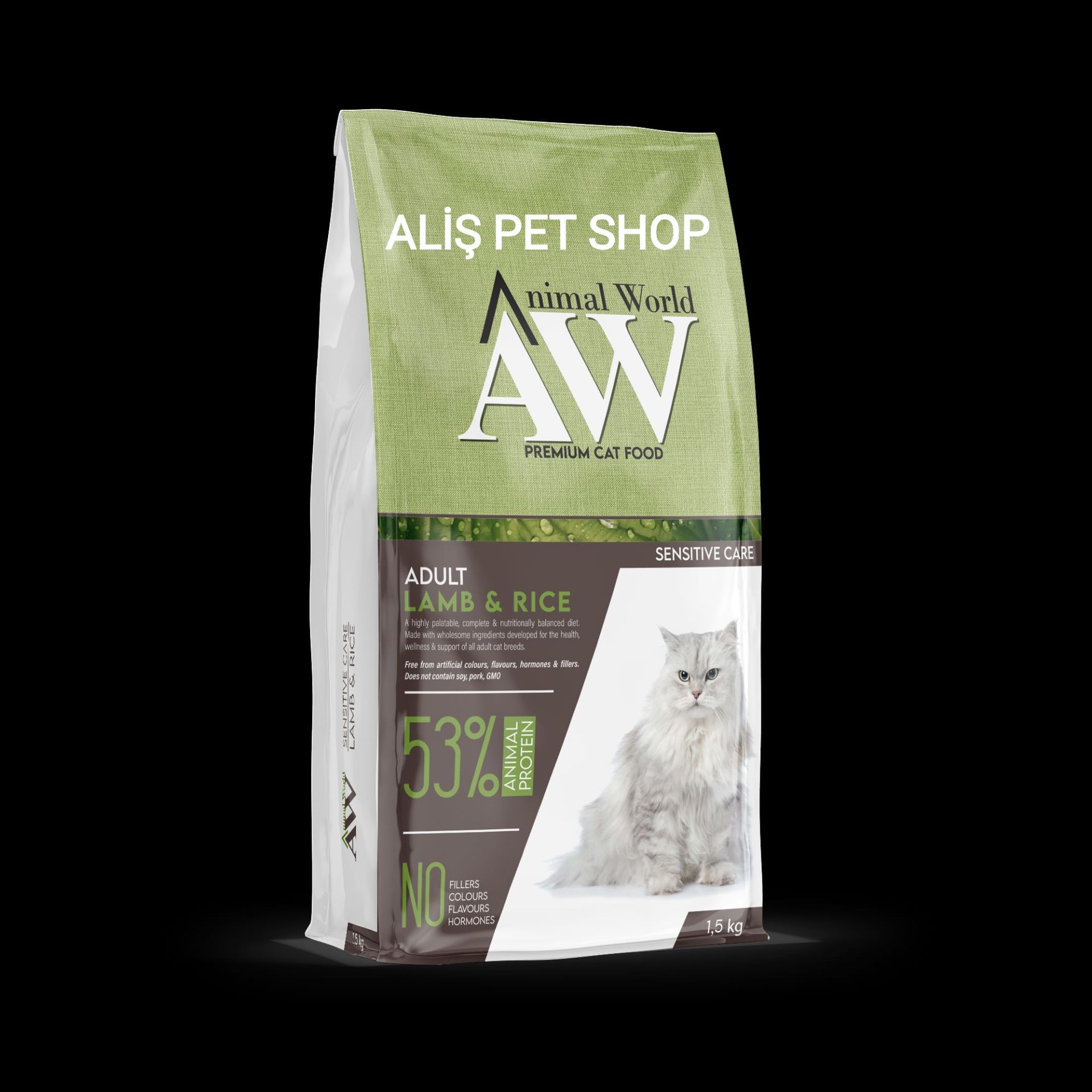 Animal%20World%201,5%20kg%20Kedi%20Sensitive%20Lamb%20&%20Rice