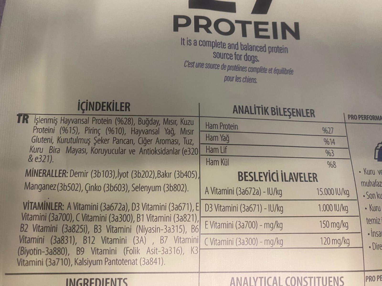 ﻿Pro Performance PUPPY DOG LAMB 18 KG YENİ ÜRÜN