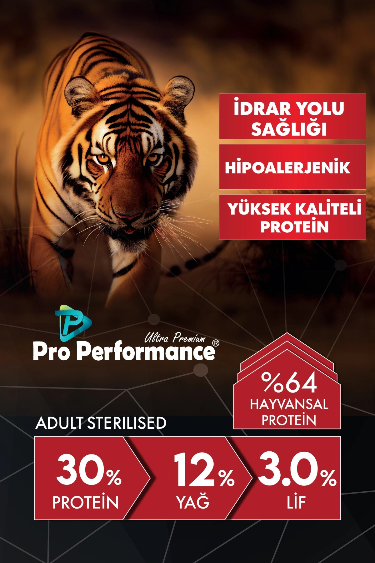 Pro Performance Kızlıcıklı Kuzulu Karidesli ve Somonlu Kısırlaştırılmış Kedi Maması 15 Kg