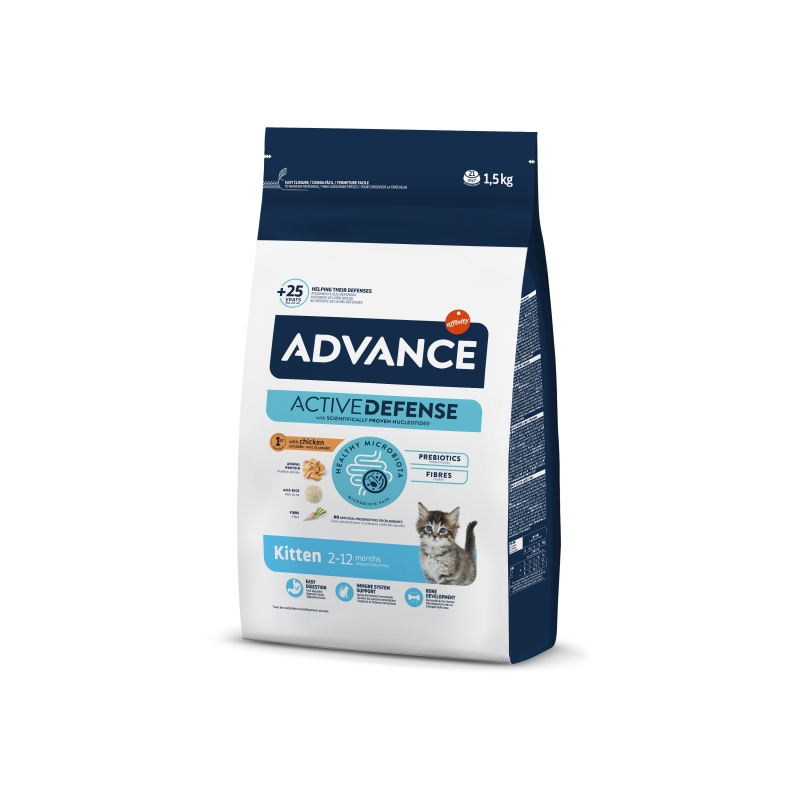 ADVANCE CAT KITTEN CHICKEN & RICE 1,5 KG
