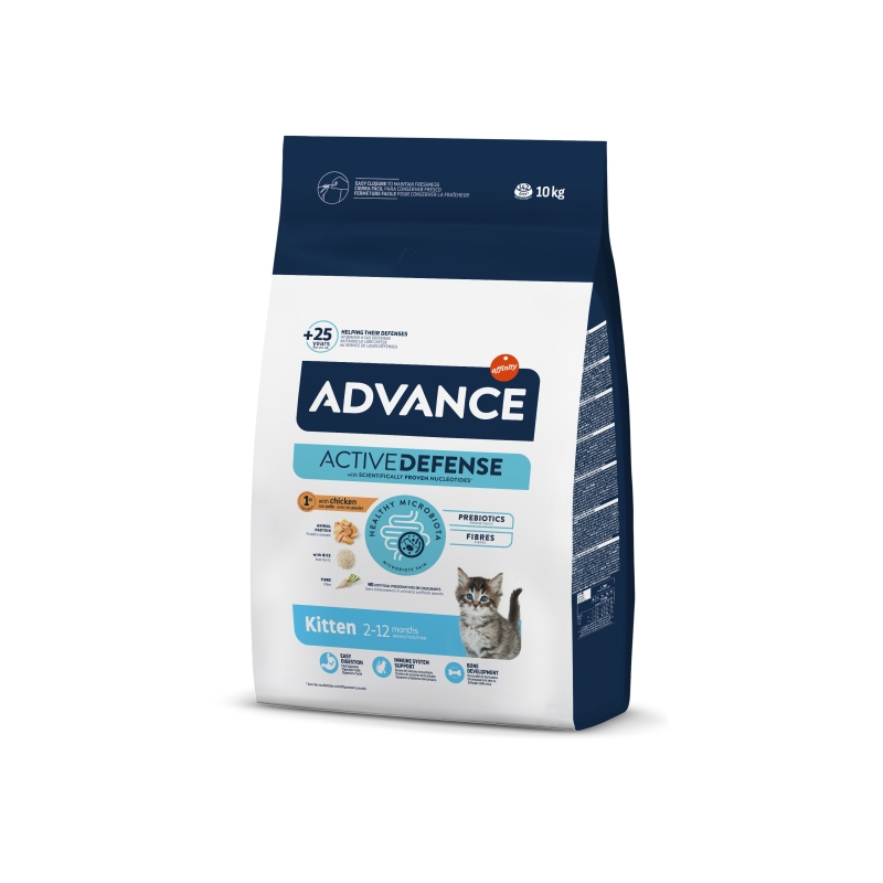 ADVANCE CAT KITTEN CHICKEN & RICE 10 KG
