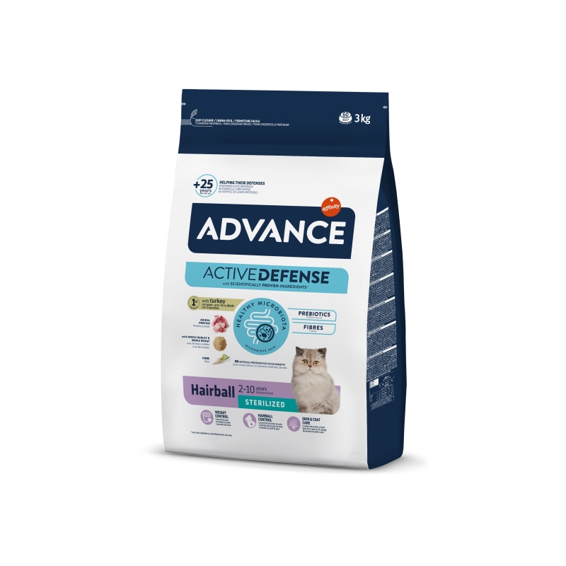 ADVANCE CAT STERILIZED HAIRBALL 3 KG