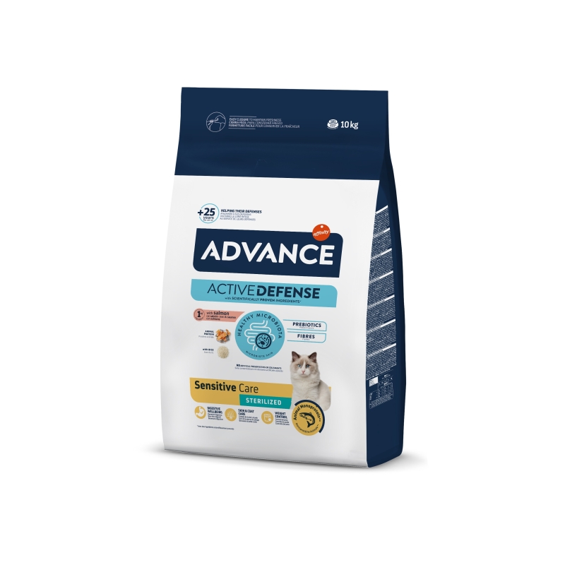 ADVANCE CAT STERILIZED SALMON SENSITIVE 10 KG