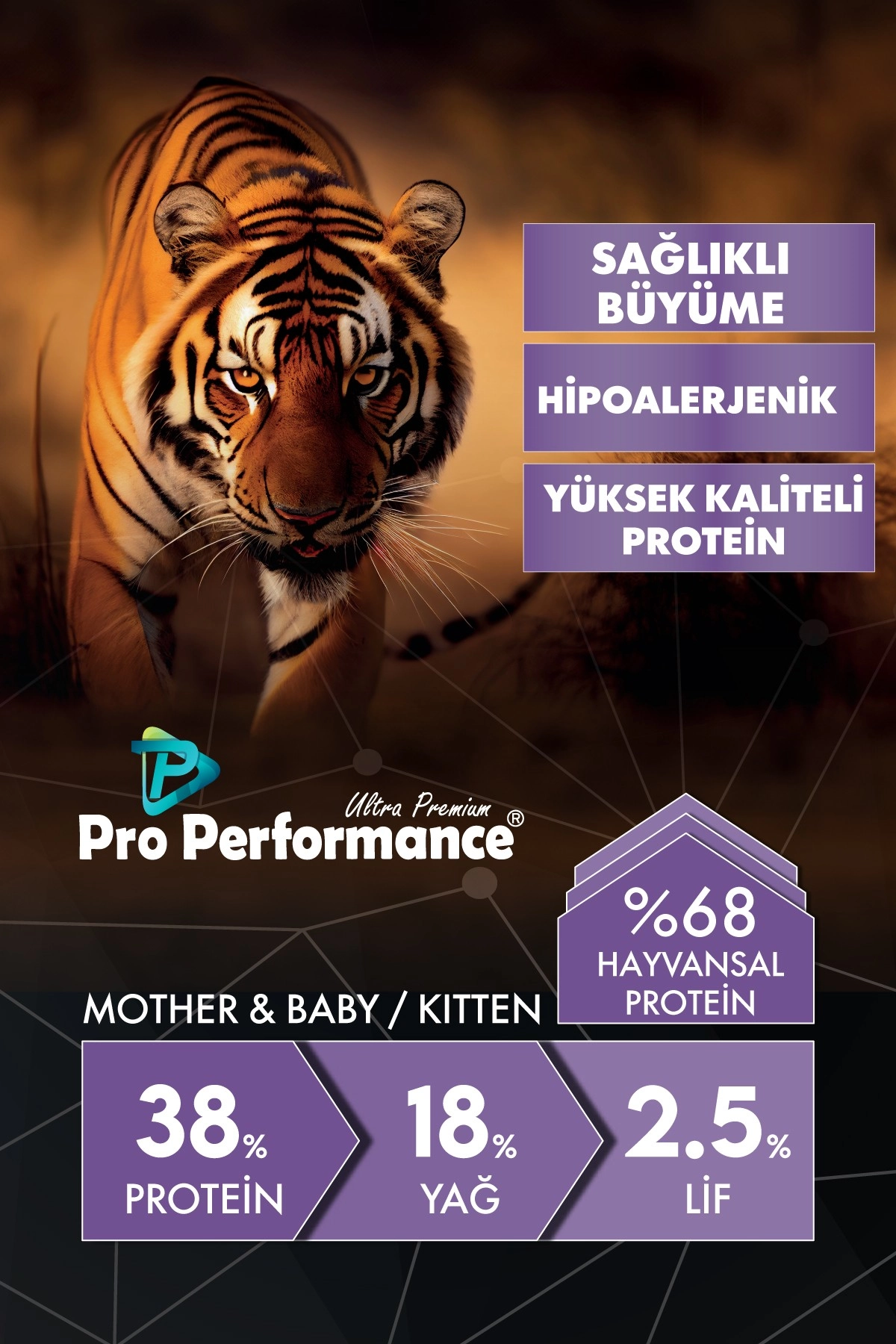 Pro Performance Kuzulu ve Pirinçli Mother & Baby Anne Yavru Kedi Maması 15 Kg