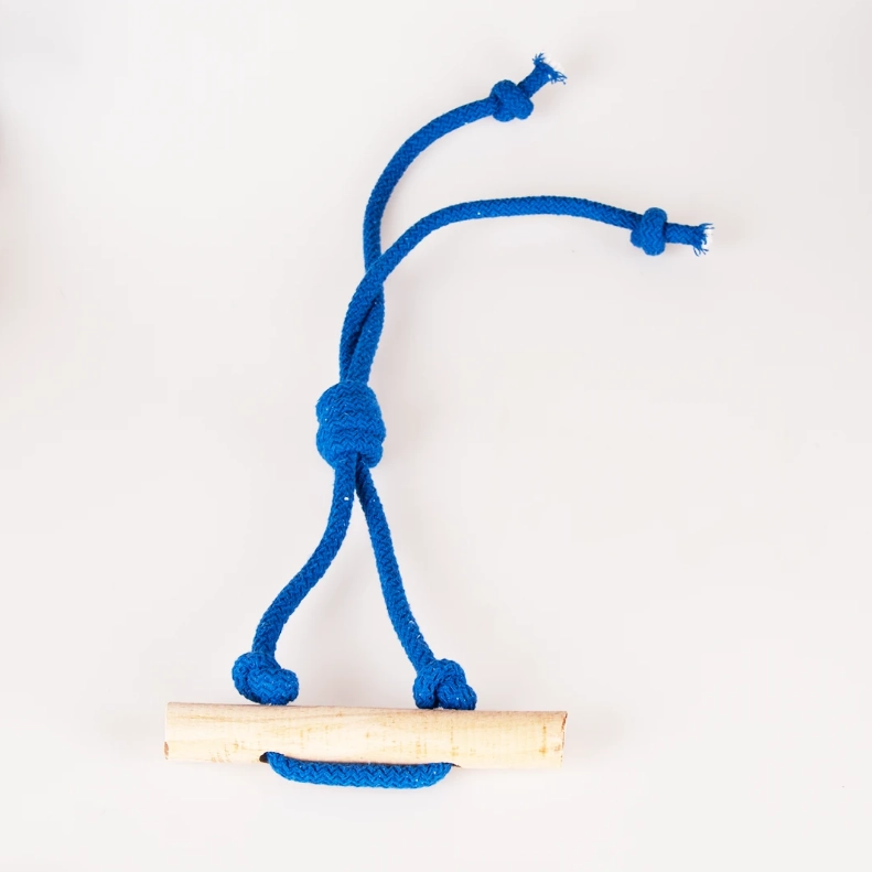 LEPUS AHŞAP DİŞ İPİ 55 CM LACİVERT MÜRDÜM TURUNCU