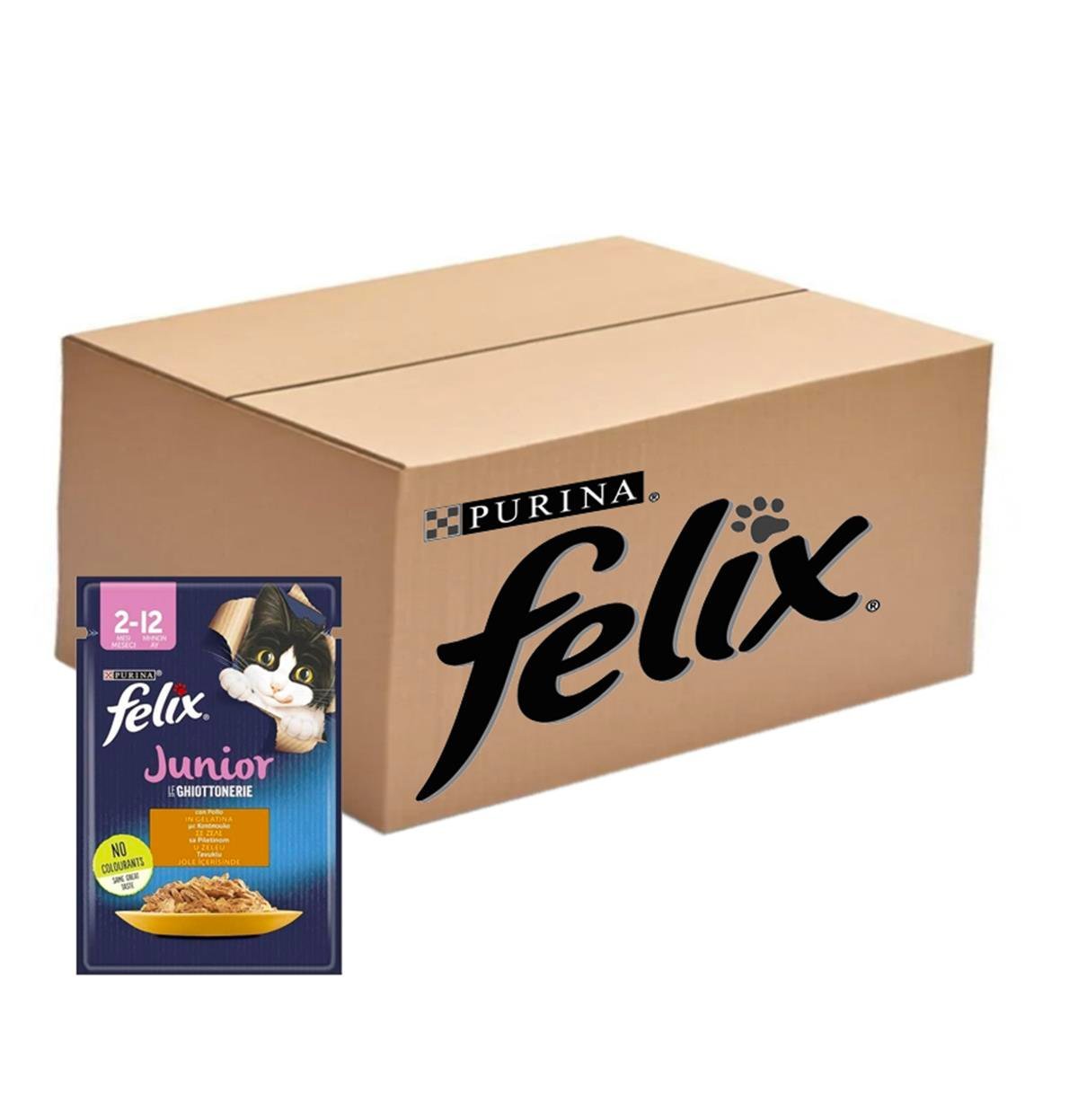 Felix Junior Tavuklu Yavru Kedi Konservesi 85 g (26 Adet)