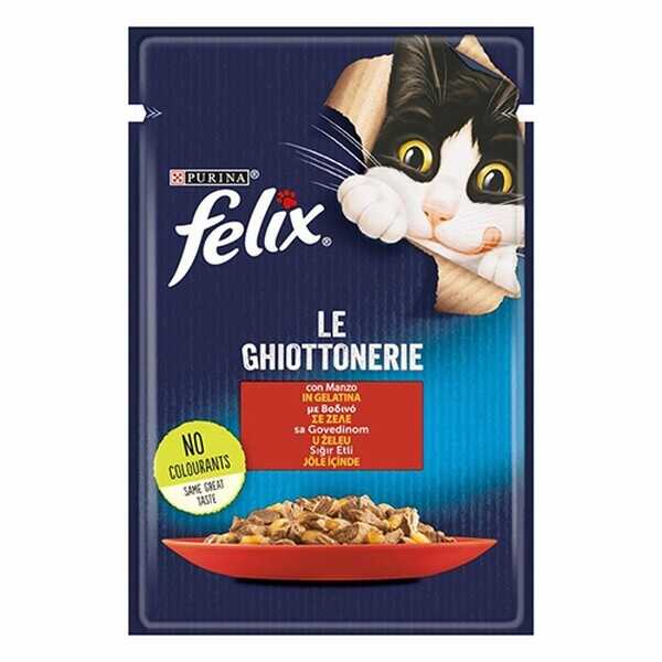 Felix Sığır Etli Yetişkin Kedi Konservesi 85 g (26 Adet)