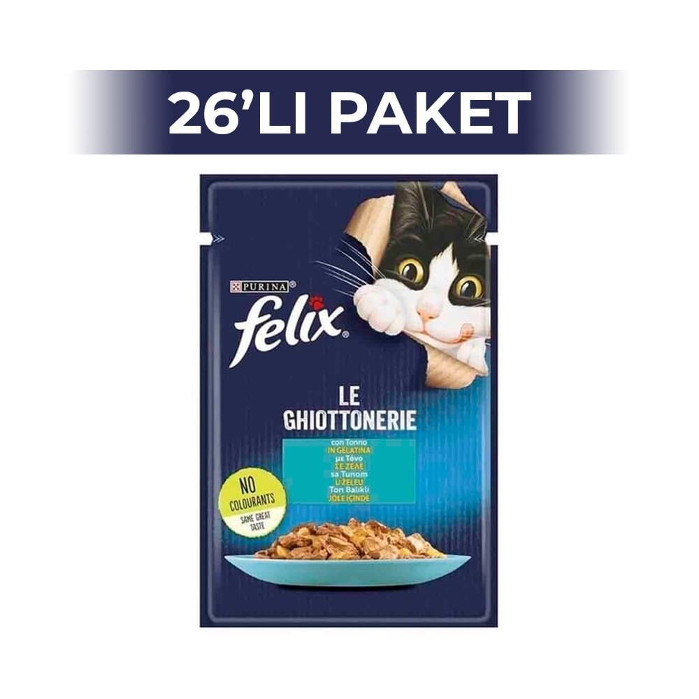 Purina%20Felix%20Ton%20Balıklı%20Yetişkin%20Kedi%20Yaş%20Maması%2026%20X%2085%20gr