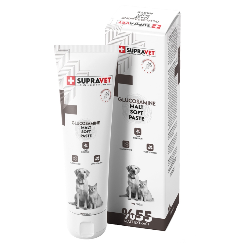 Supravet Glucosamine Kedi Ve Köpek Eklem Sağlığı Güçlendirici Glukozamin Paste 100 Gr