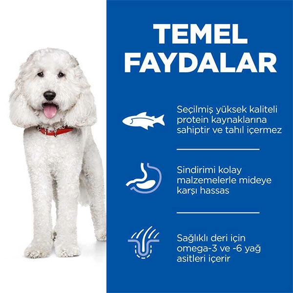 Hills SCIENCE PLAN Hipoalerjenik Somonlu Orta Irk Yetişkin Köpek Maması 2,5 kg
