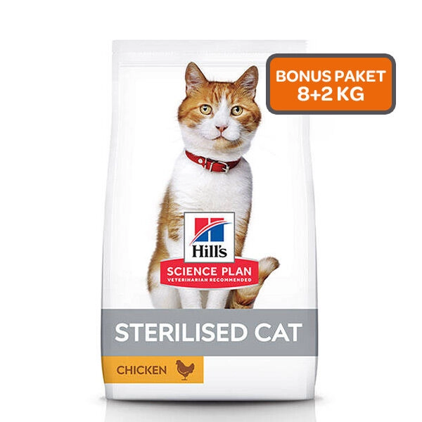 Hills Young Sterilised Tavuklu Kisirlastirilmis Kedi Mamasi 10kg