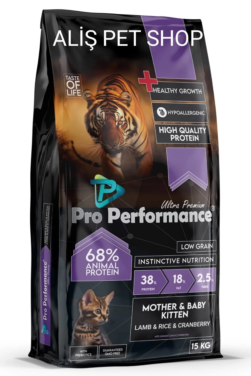 Pro Performance Kuzulu ve Pirinçli Mother & Baby Anne Yavru Kedi Maması 15 Kg