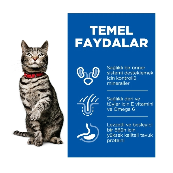 Hill’s SCIENCE PLAN Üriner Sistem Tavuklu Yetişkin Kedi Maması 1,5kg