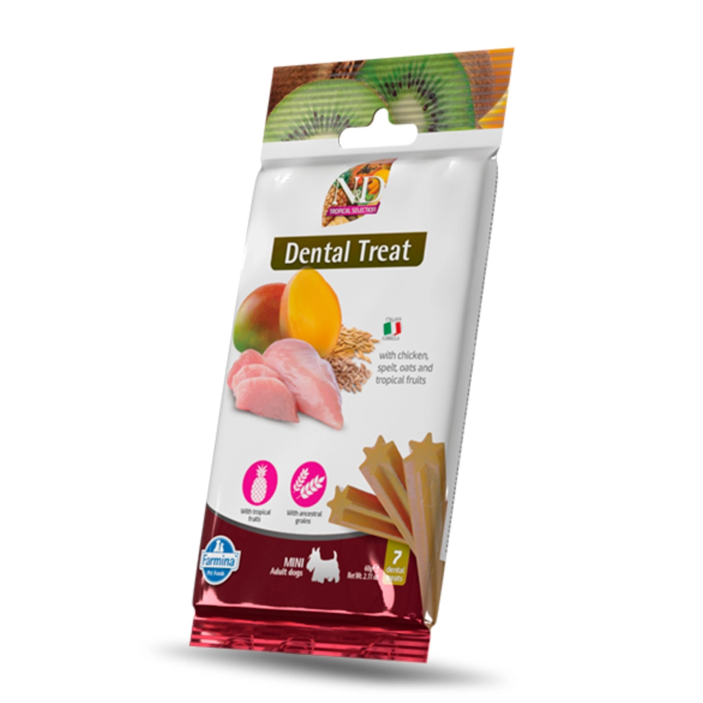 N&D Tropical Selection Tavuklu ve Tropikal Meyveli Küçük Irk Yetişkin Köpek Maması 60gr (7’li)