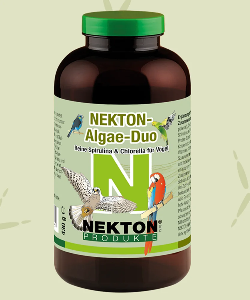 Nekton Algae Duo Kuşlar İçin Doğal Spirulina ve Chlorella Takviyesi 430 Gr