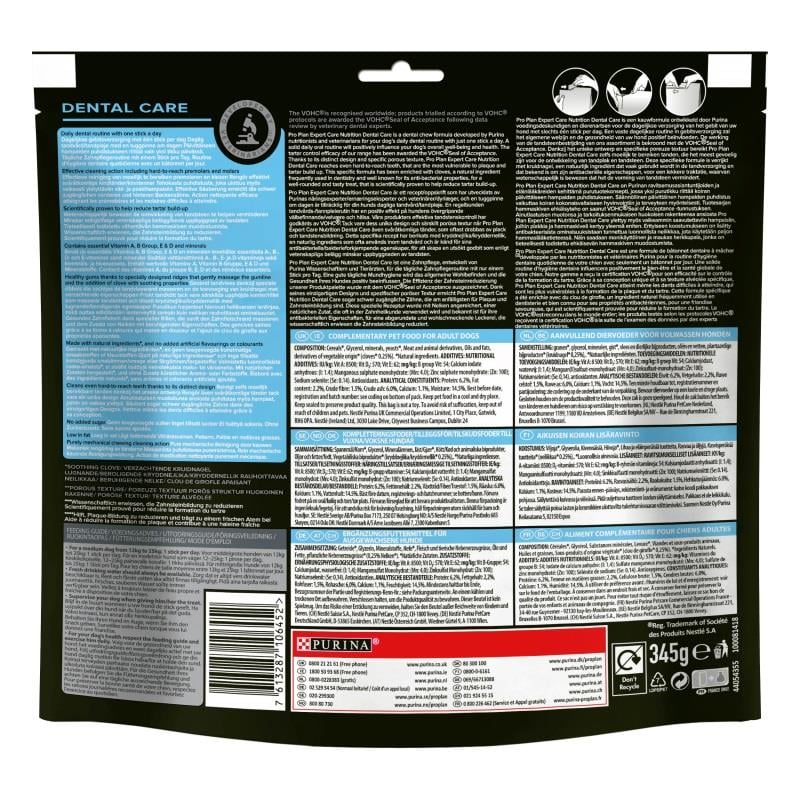 Pro Plan Dental Care Orta Irk Köpek Ödül Maması 345gr (15’li)