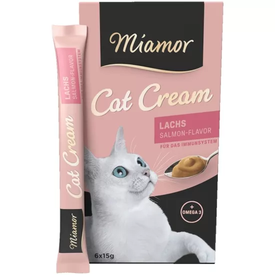 Mıamor Cream Somonlu Kedi Ödülü 6x15 G 11 Adet