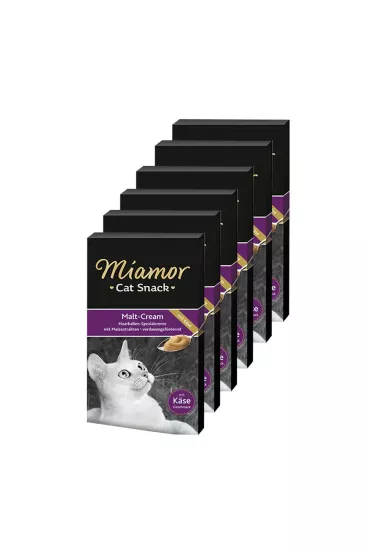 Miamor Cream Malt-Peynir Kedi Ödülü 6x15 Gr  6 Paket
