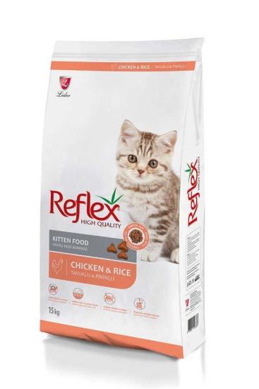 REFLEX YAVRU KEDİ MAMASI TAVUKLU 15 KG