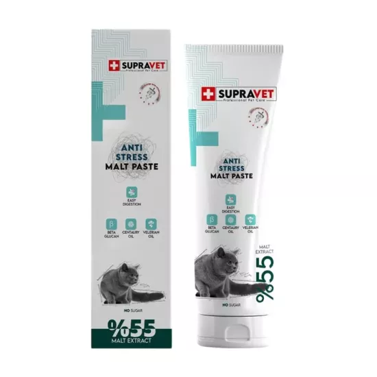 Supravet Anti Stress Paste Sakinleştirici Kedi Macunu 100 gr