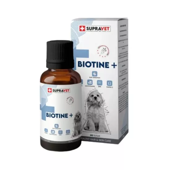 Supravet Biotine Köpekler İçin Tüy Sağlığı Multi Vitamin Damlası 100 ml