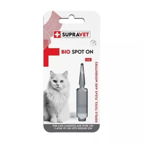 Supravet Kedi Bit Pire Kene Dış Parazit Ense Damlası 1 Ml