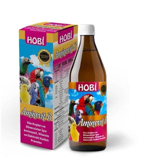 Hobi Aminovit-B Tüy-Karaciğer-Kas Düzenleyici Multivitamin 500ml