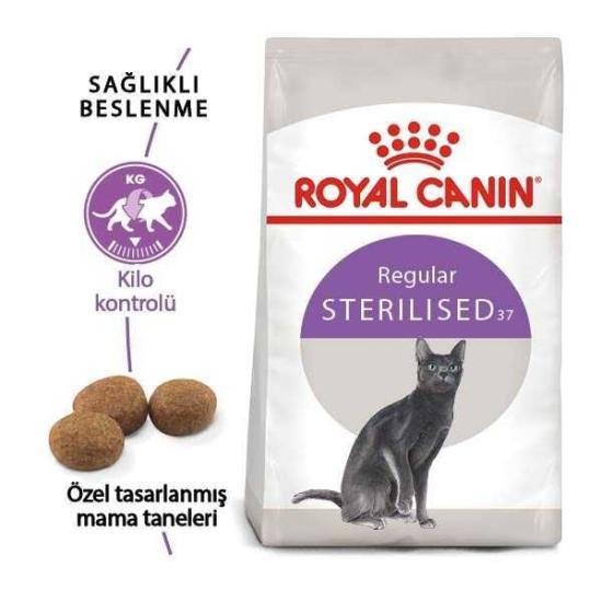 Royal Canin Sterilised 37 Kısırlaştırılmış Yetişkin Kedi Maması 15 KG