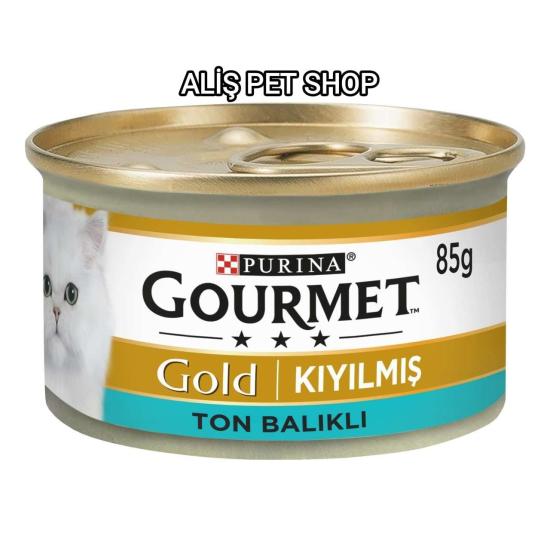 Purina Gourmet Gold Kıyılmış Ton Balıklı Kedi Yaş Mama 85 gr x 24 Adet