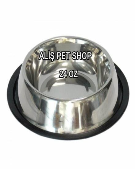 ALİŞPETSHOP Çelik Mama Kabı 24 Oz