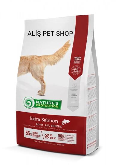Nature’s Protection Extra Salmon Ekstra Somonlu Köpek Maması 12 Kg