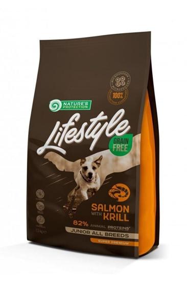 Nature’s Protection Lifestyle Tahılsız Somonlu Ve Karidesli Yavru Köpek Maması 1.5 Kg