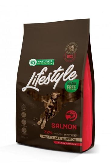 Nature’s Protection Lifestyle Tahılsız Somonlu Yetişkin Köpek Maması 1.5 Kg