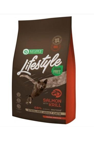 Nature’s Protection Kısırlaştırılmış Yetişkin Somonlu Kedi Maması 1,5 Kg