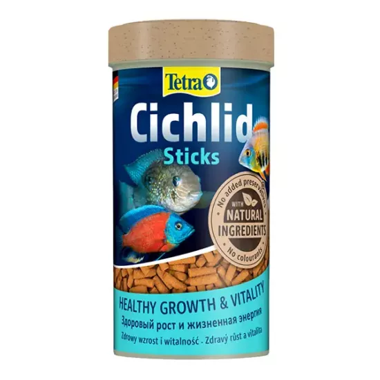 Tetra Cichlid Sticks Cichlid Balık Yemi 250 ml 