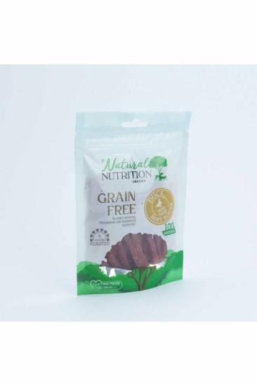 Natural Nutrition Snacks Ördek Eti Yumuşak Şerit Köpek Ödülü 75 Gr
