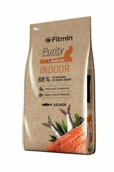 Fitmin Purity Indoor Somonlu Tahılsız Yetişkin Kedi Maması 10 Kg