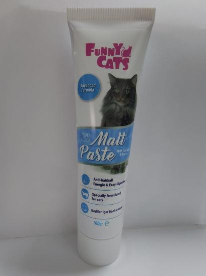 FUNNY Malt Paste Kedi Malt Macun 100 Gr